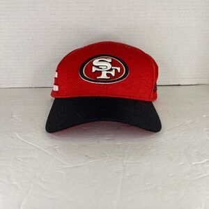 New Era San Francisco 49ers 39Thirty 3930 Fitted Hat Cap Med-Large Black Brim Re